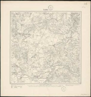 Meßtischblatt 1573 : Linde, 1877 : Linde. - Aufn. 1875, hrsg. 1877. - 1:25000. - [Berlin]: Reichsamt für Landesaufnahme, 1877. - 1 Kt.