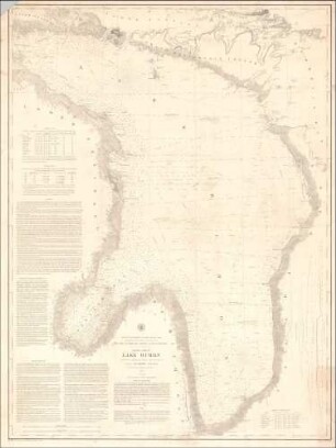 Survey of the Northern and Northwestern Lakes : General chart of Lake Huron