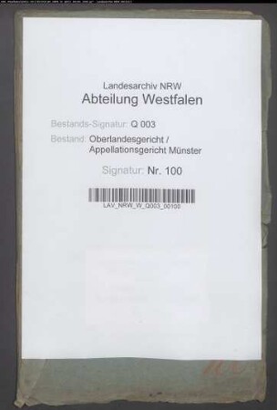 Anstellung des Hofgerichtsreferendars Schrader als Archivar