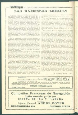 Las haciendas locales : [De "El Pueblo Gallego", Vigo.]