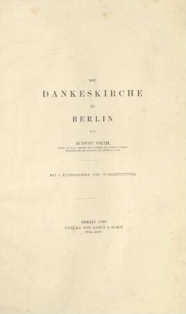 Die Dankeskirche in Berlin