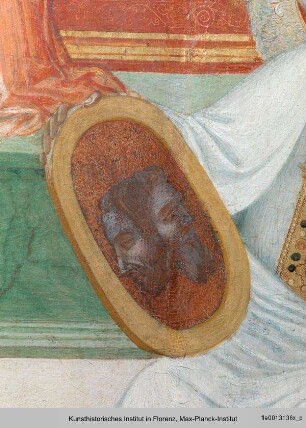 Thronende Madonna mit Heiligen
