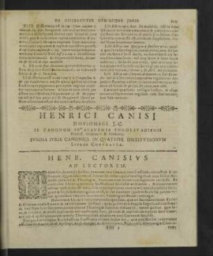 Summa iuris canonici in quatuor institutionum libros contracta.