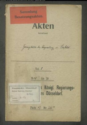 Zweigstelle der Regierung Düsseldorf in Krefeld (Einrichtung)