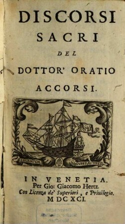 Discorsi sacri