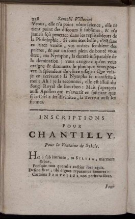 Inscriptions pour Chantilly.