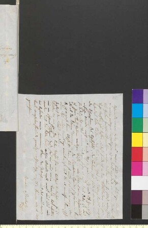 Brief von Imhoff (Helvig), Anna Amalia von an Goethe, Johann Wolfgang von
