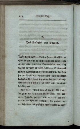 9. Das Rosenfest von Bagdad.