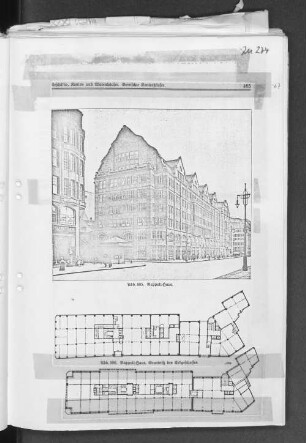 Abb. 895. Rappolt-Haus. Abb. 896. Rappolt-Haus, Grundriß des Erdgeschosses.
