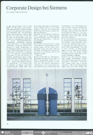 Corporate Design bei Siemens
