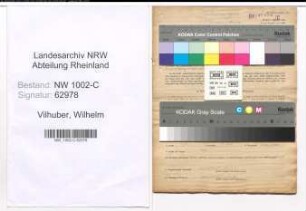 Entnazifizierung Wilhelm Vilhuber, geb. 28.07.1906 (Kaufmann)