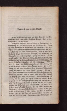 Vorwort zum zweiten Bande.