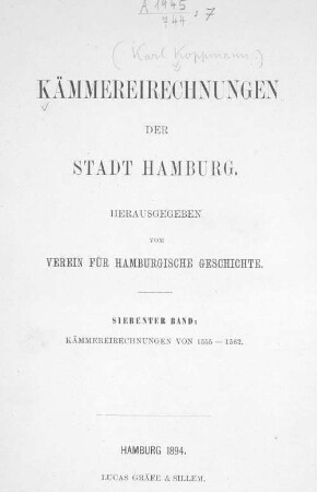 Bd. 7: 1555 - 1562