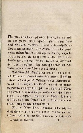 Sämmtliche Kinder- und Jugendschriften, 10. Robinson der Jüngere ; 1