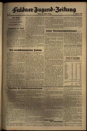 Zweite Ausgabe vom Mittwoch, den 17. Februar 1937.