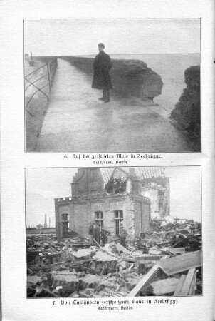 6. Auf der zerstörten Mole in Zeebrügge.