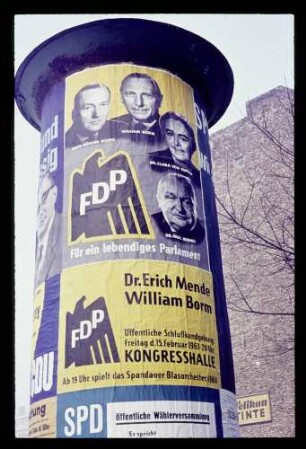 Berl. Wahlplakate 2.2.63.