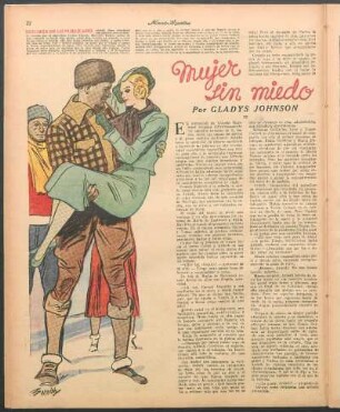 Mujer sin miedo : El folletín de "Mundo Argentino"