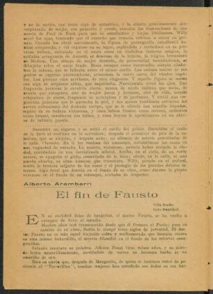 El fin de Fausto