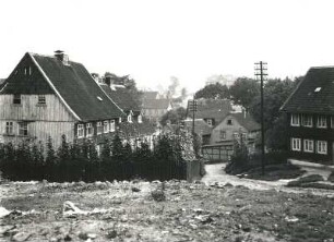 Clausthal-Zellerfeld, Goslarer Straße. Ortsteilansicht von Zellerfeld