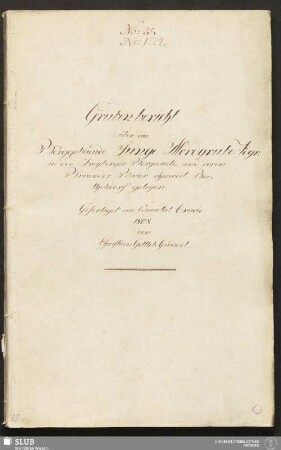Grubenbericht über das Berggebaeude Junge Mordgrube Fdgr. in der Freyberger Bergamts- und deren Braender Revier, ohnweit Berthelsdorf gelegen