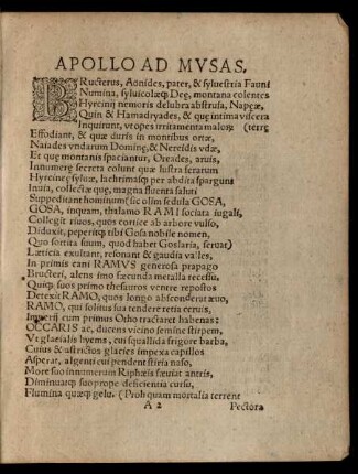 Apollo Ad Musas.