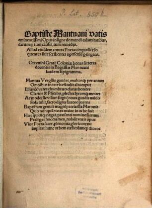 De mundi calamitatibus
