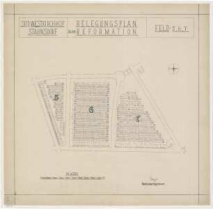 Belegungspläne Reformationsgemeinde (kartoniert) Südwestkirchhof Stahnsdorf - Feld 5-7