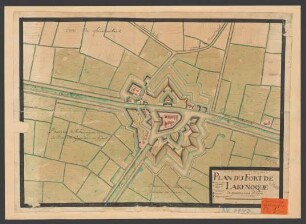 Plan du Fort de LaKenoque du gouuernement D'Ipres