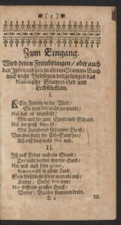 Zum Eingang.