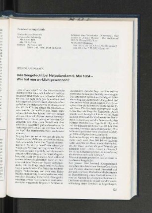 Das Seegefecht bei Helgoland am 9. Mai 1864 - Wer hat nun wirklich gewonnen?