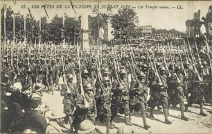 Les Fètes de la Victoire, 14. Juillet 1919 - Les Troupes Noires.