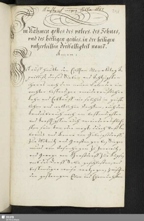 Kaufbrief wegen Sella. 1687.