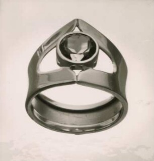 Ring in 18 kt. Gold mit Turmalin von Hans Raichle und Dore Raichle