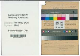 Entnazifizierung Otto Schwerdtfeger , geb. 07.09.1896 (Hilfsarbeiter)
