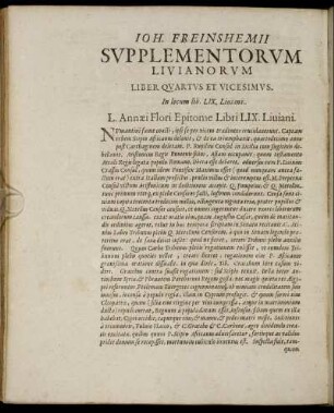 Liber Quartus Et Vicesimus.