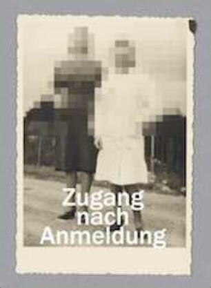 Fotografie der ehemaligen tschechischen Zwangsarbeiterin Vlasta H., gesendet an die Berliner Geschichtswerkstatt e.V.