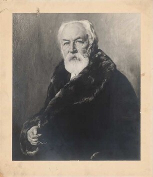 Portrait Friedrich Engesser: Portrait Friedrichs Engessers, 1885-1915 Professor der Ing. Wiss. an der TH Karlsruhe. gest. 29.08.1931
