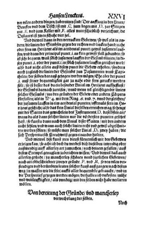 Von bereitung der Gründe/ und mancherley verwechslung der selben.