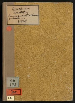 Tractatus trium quaestionum