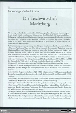 Die Teichwirtschaft Moritzburg