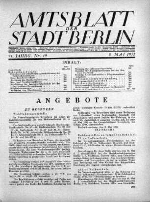 1932,19: Nr. 19, 8. Mai 1932