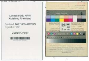 Entnazifizierung Peter Guelpen , geb. 07.10.1898 (Schlosser)