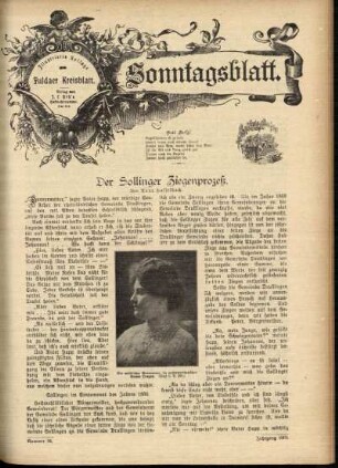 Ausgabe vom Sonntag, den 27. Juni 1909.