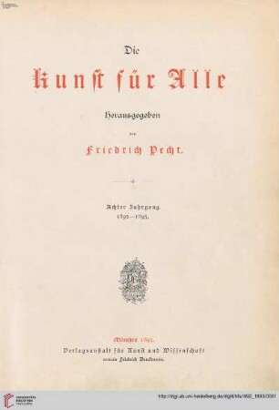 8: Die Kunst für alle: Malerei, Plastik, Graphik, Architektur