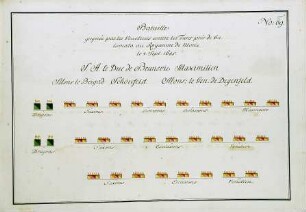 WHK 36 Sammlung von Schlachtordnungen: Schlachtordnung der siegreichen Venetianer gegen die Türken bei Kalamata im Königreich Morea, 4. September 1685