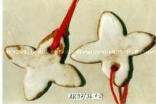 Christbaumschmuck - Lebkuchen-Blüten