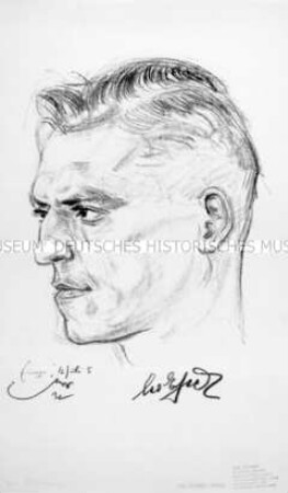 Bildnis des Schwimmers Leo Esser
