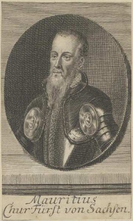 Bildnis von Mauritius, Kurfürst von Sachsen