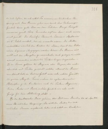 62. Vorlesung (26. April 1828)